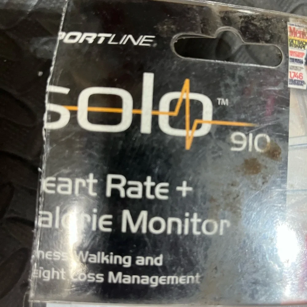Heart Rate Monitor - Black and Silver